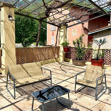 Appartement terrasse vue lac Breil-sur-Roya Extérieur photo