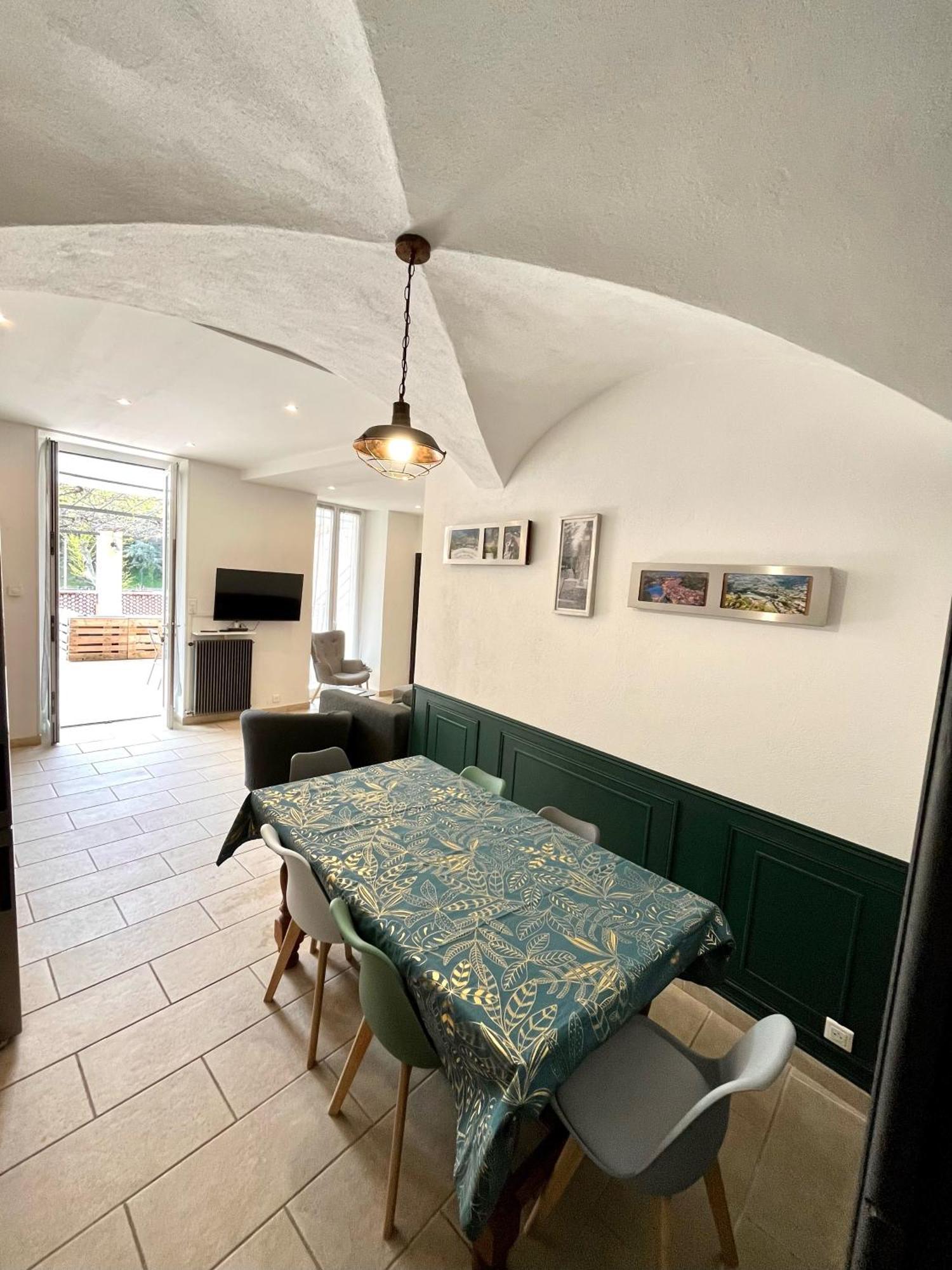 Appartement terrasse vue lac Breil-sur-Roya Extérieur photo