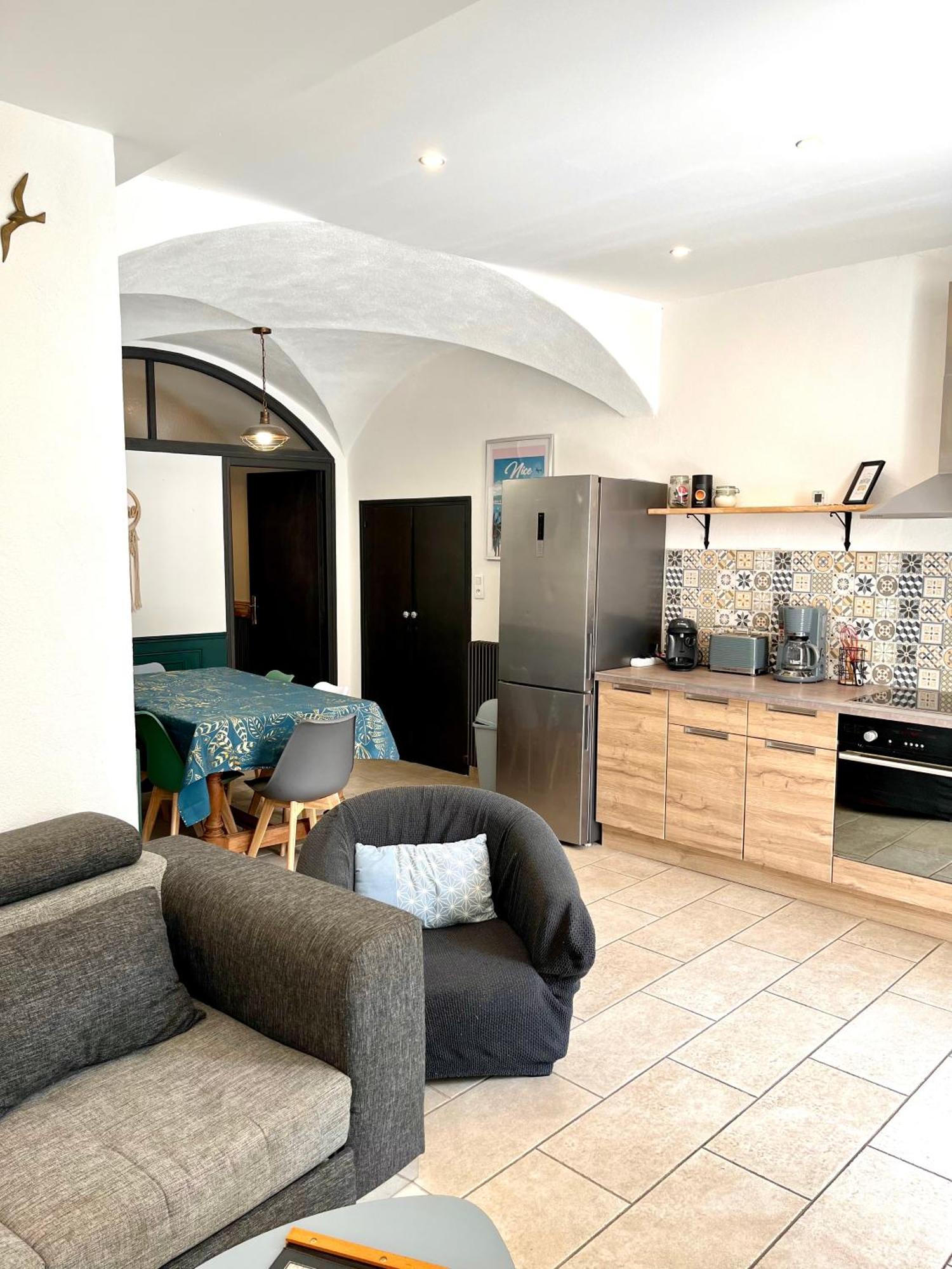 Appartement terrasse vue lac Breil-sur-Roya Extérieur photo