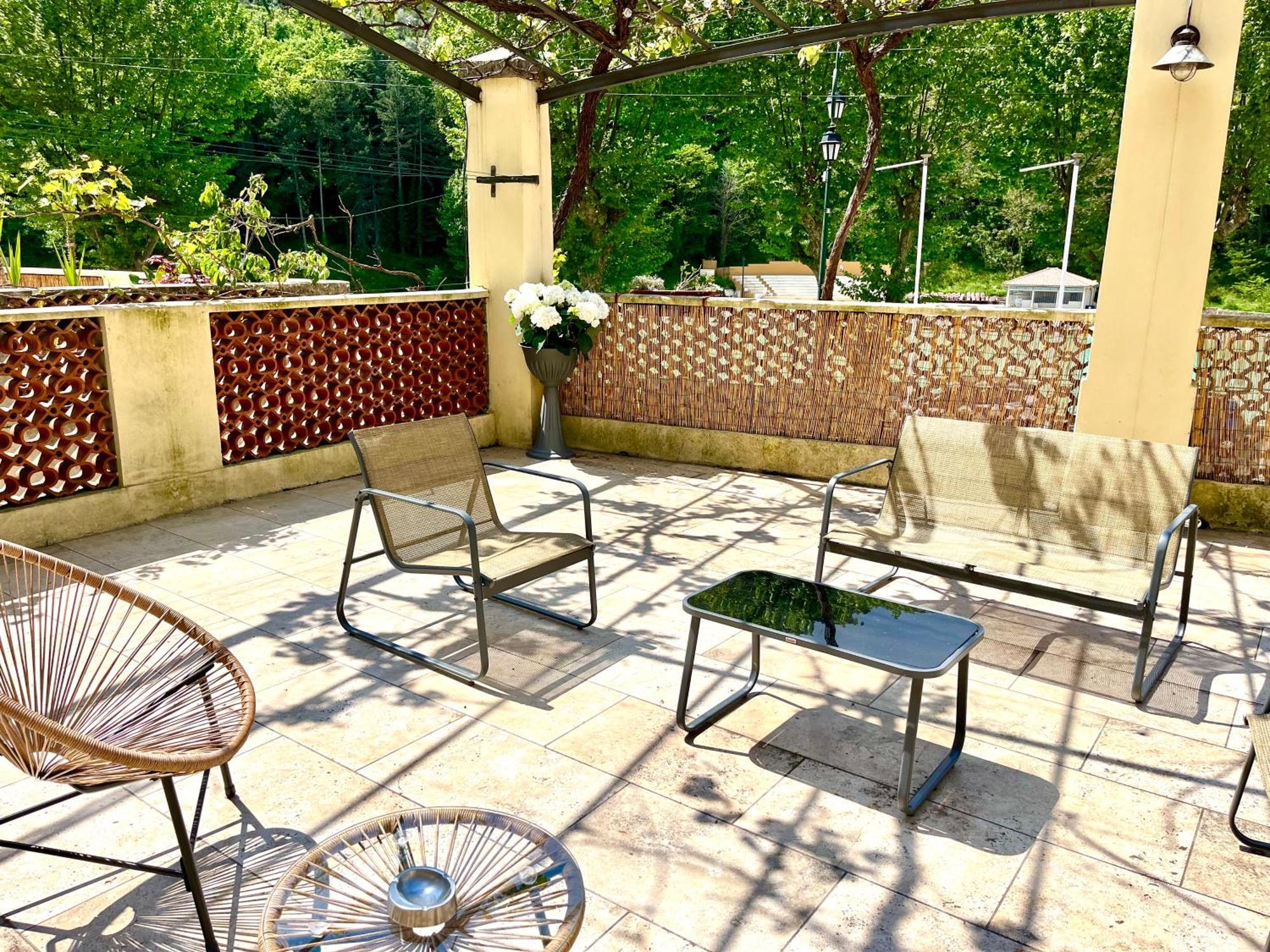 Appartement terrasse vue lac Breil-sur-Roya Extérieur photo